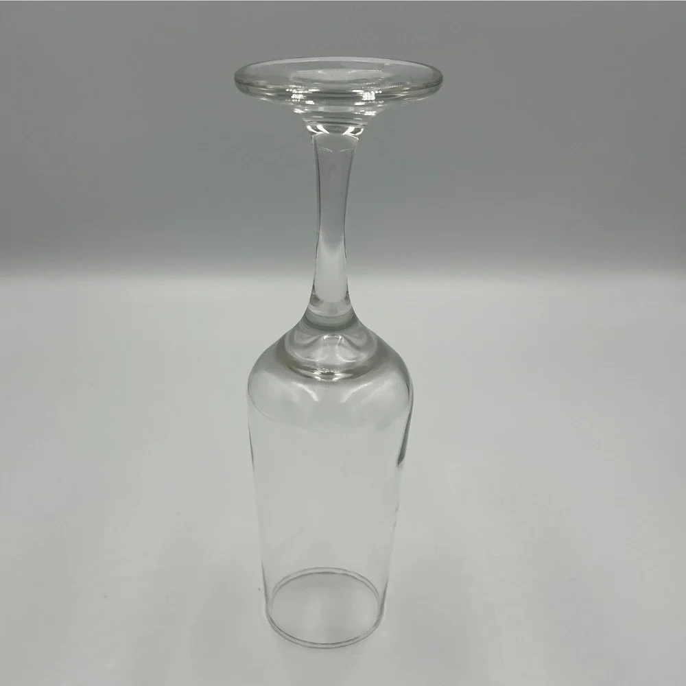 Champagne Flutes Set‎ of 5 Clear Glass Very Good Celebration Stemware